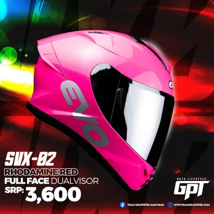 EVO HELMET SVX02 MONO FULFACE DUAL VISOR Lazada PH