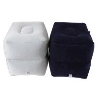 hyfvbujh✷✓♘  Sleeping Footrest Resting Airplane Bus Inflatable Foot Rest