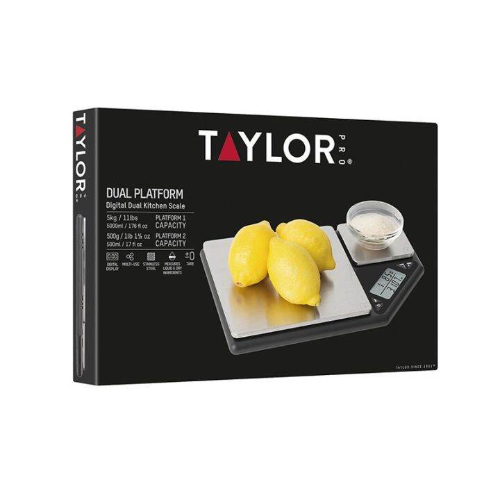 taylor-pro-digital-kitchen-food-scales-with-dual-kitchen-scale-black-silver-5kg-500g-เครื่องชั่งน้ำหนักดิจิตอล