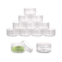 【CW】 100Pcs Containers 10g Plastic Jar Sample Bottles Eyeshadow Storage Pot