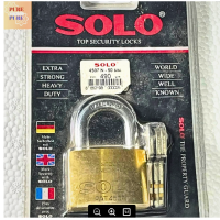 กุญแจลูกปืน SOLO 4507N50 50 มม.PADLOCK SOLO 4507N50 50MM   คุ้มที่สุดแล้วจ้า