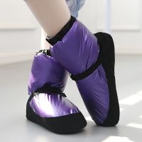 ☁✉▪ Emboridery Shoe for Girls Women Zapatillas De Ballet Winter Ballerina Kids Warm Up Booties Castle Flo Point Boots Schoenen Vrouw