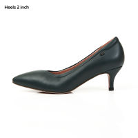 O&amp;B รองเท้าส้นสูงหนังแกะแท้ รุ่น Diana Heels 2 in british green