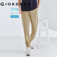 Giordano Official กางเกงขายาวผู้ชาย กางเกงวอร์มขายาว สไตล์เกาหลี 01119066