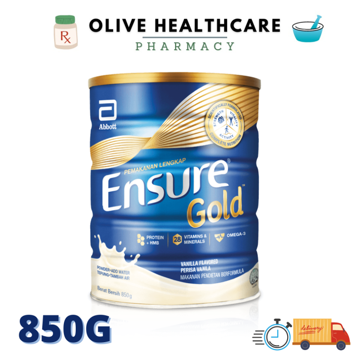 Ensure Gold Vanilla Tin 850g Lazada