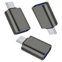 3Pack USB C to USB Adapter USB C Male to USB3.0 Female Adapter Compatible with for Pro and Other Type C