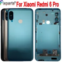 ใหม่ดีที่สุดสำหรับ Xiaomi Redmi 6 Pro ฝาหลังปิดโทรศัพท์ Redmi 6Pro หลังฝาหลังปิดโทรศัพท์ประตูเคสสำหรับ Xiaomi Mi A2 Lite หลัง