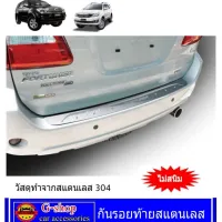 กันรอยท้ายหลังสแตนเลส Fortuner ปี2005-2014 ของแต่งfortunerเก่า fortunerเก่า ฟอจูนเนอร์เก่า fortuner fortuner2005 fortuner2014 fortuner2010 fortuner2009 fortuner2012 กันรอยforutner