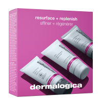 Dermalogica Resurface &amp; Replenish Kit เซ็ตผลิตภัณฑ์ขนาดพกพา 3 ชิ้น สำหรับผู้ที่มีความกังวลเรื่องริ้วรอย