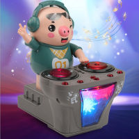 DJingdjTrendy Piggy Music Toy Baby Baby Head up3-6Months1Years Old2Boy4Children Girl Coax