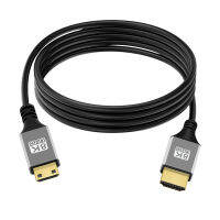 Tangrenshop Mini Compatible-HDMI 2.1สาย HDTV แบบบางพิเศษ8K สำหรับกล้องเอชดีทีวีเอชดีสายเคเบิลบาง