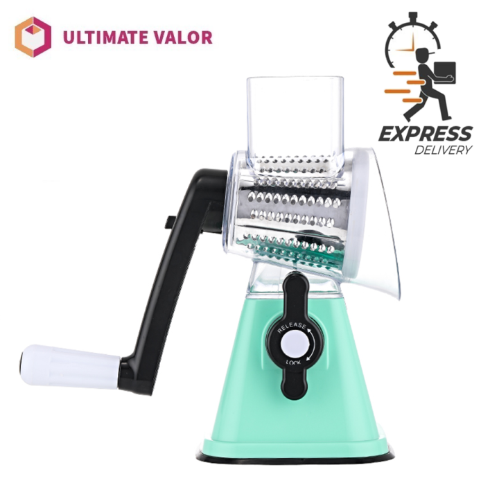 [SG Seller] Multi function Vegetables Fruit Cutter Tabletop drum Grater