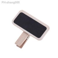 10Pcs Mini Blackboard Wooden Clip Photos Peg Memo Ornaments Wood Message Slate Rectangle Panel Card Label Wedding Decorations