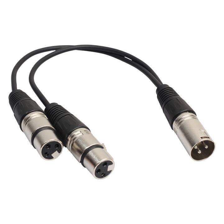 xlr-3-pin-male-to-2-xlr-female-connector-microphone-extension-cable-cord-s