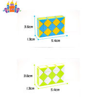 SS【ready stock】24 Segments Twist  Magic  Cube Puzzle Folding Montessori Toys Magic Cube Stress Release