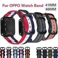 [แฟชั่น] OPPO สายรัดไนลอนสำหรับ OPPO Watch Band 41มม. 46มม. สำหรับ OPPO Watch Band สายนาฬิกาสมาร์ทสร้อยข้อมือ Accessories