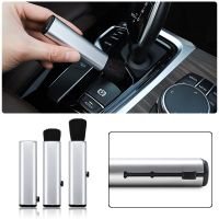 1/2/4Pcs Car Retractable Air Conditioner Computer Cleaning Brush Telescopic Keyboard Plastic Handle Wool Small Brush Soft