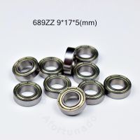 Bearings 10Pieces 689ZZ 9x17x5(mm) Metal Sealed free shipping chrome steel parts Transmission accessories