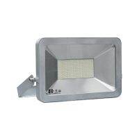 HI-TEK FLOODLIGHT LED SLIM  IP65 100W 220V SILVER COLOR