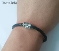 Nostalgia Norse Runes Beads Slavic Cuff Magnetic Clasp Viking Bracelet Vikingo Jewelry Accessories Pulseras Vikingos Rune Amulet