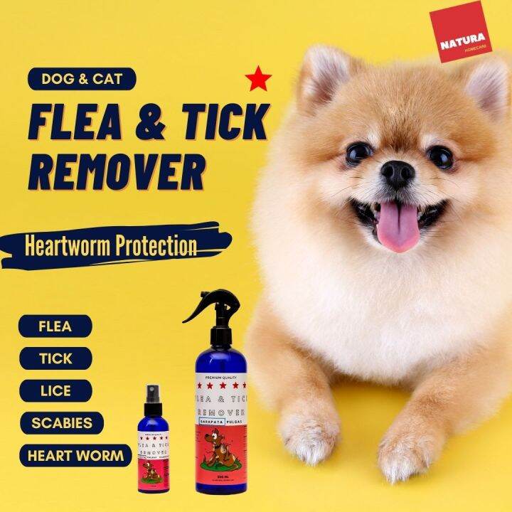 Ticks & Flea Remover, Pet Spray for Dogs & Cats, (Garapata / Kato, Kuto