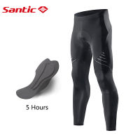 Santic กางเกงขี่จักรยานเสือภูเขา4D ผู้ชายที่ขี่จักรยานกางเกงกางเกงปั่นจักรยานเสือผู้หญิงกางเกงขี่จักรยานระบายอากาศได้ดี K20MD177H