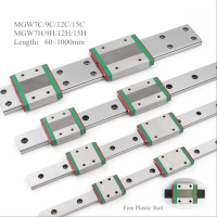 ราวคู่มือเชิงเส้นขนาดเล็ก7มม. 9 12มม. เครื่อง Cnc ออโต้ Cnc Mgw12c Mgw9h รถ Mgw15h L-60mm 200 300 500 800 900