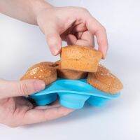 【CW】 Silicone Mold Baking Demoulding Food Grade 7-hole Airfryer Accessories Pastry Gadgets