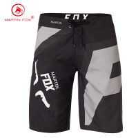 MARTIN FOX Men Padded Baggy Cycling Shorts Reflective MTB Mountain Bike Bicycle Riding Trousers Water Resistant Loose Fit