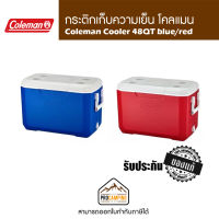 กระติก Coleman cooler 48QT blue/red