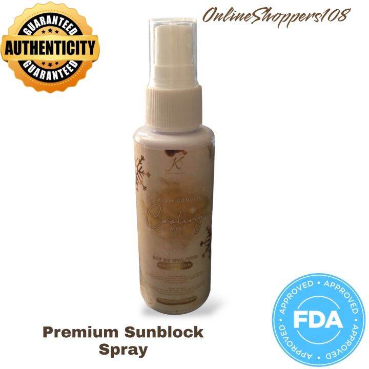 Premium Sunblock Cooling Mist Spray SPF 30/Sunlight Protection/Cooling