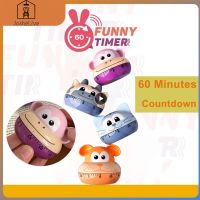 ☞✷ Manual Cartoon Animal Timer Creative Kitchen Timer 60 Minute Alarm Clock Childrens Gifts Students Learning Household Gadget