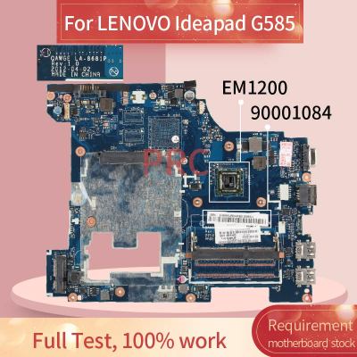 QAWGE LA-8681P For LENOVO Ideapad G585 EM1200 15 Inch Laptop Motherboard DDR3 Notebook Mainboard