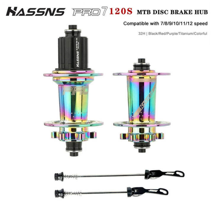 HASSNS PRO7 Bicycle Hub Cube 32 Furos 12v Ratchet Mountain Bike Freehub