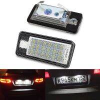 OXILAM 2x Car LED License Number Plate Light Lamp 12V LED White Light for Audi A3 S3 8P A4 B6 B7 A5 A6 4F Q7 A8 S8 C6 Cabriolet