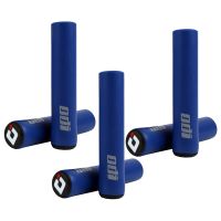 4X ODI MTB Bicycle Grip Silicone Handlebar Grips Shock-Absorbing Soft Mountain Bicycle Grip Bike Accessories Blue