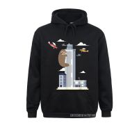 Sudadera con capucha de SlothZilla para mujer, con estampado de Avión Vintage ropa de calle, sudaderas informales para el Día de los Amantes