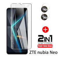 ZTE Nubia Neo 5G ฟิล์มกระจกเทมเปอร์ฟิล์มกระจกนิรภัยใสใสขนาดใหญ่กระจกเทมเปอร์ HD ฟิล์มปกป้องหน้าจอ9H + ปกป้องหน้าจอป้องกันหน้าจอเลนส์