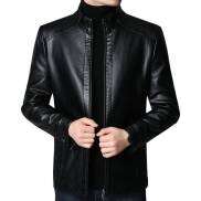 Người đàn ông da phù hợp với áo khoác nam dáng ôm Blazer Áo khoác bằng PU