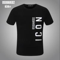 Free Shipping High Quality Dsq2 Cotton Mens 3D Letter ICON Print Mens T-shirt Clothing Tshirt Big size M-XXXL