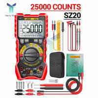 SZ20 25000นับ Professional Digital Multimeter ไฟฟ้า Acdc Current Meter เครื่องทดสอบแรงดันไฟฟ้าสำหรับรถยนต์ Ohm Temp Capacitor