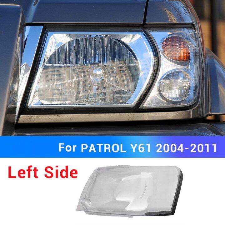 Front Headlight Cover Transparency Headlight Lens Lampshade for Nissan