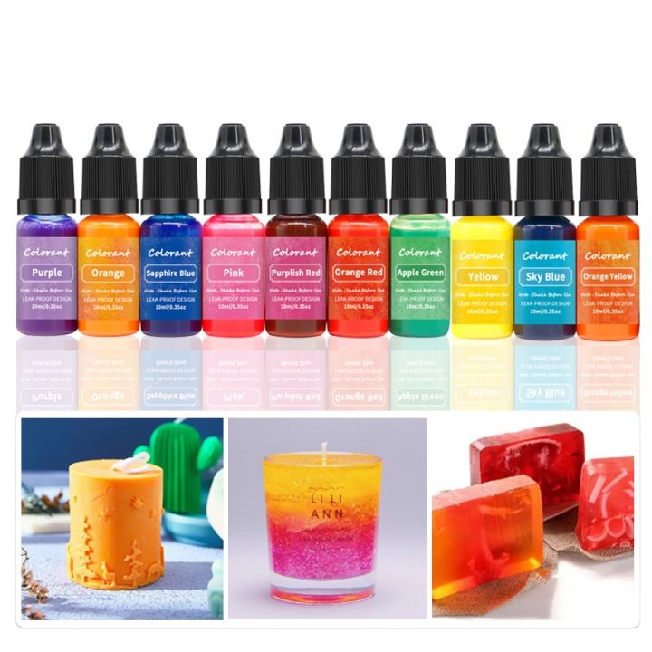  Candle Dye - 21 Colors Wax Melt Dye for Candle Making,  Oil-Based Dye for Wax, Highly Concentrate Liquid Candle Color Dye