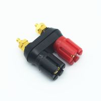 HVJ-1pc Banana Plugs Couple Terminals Red Black Connector Amplifier Terminal Binding Post Banana Speaker Plug Jack