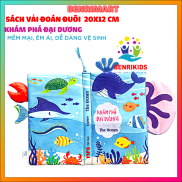 Đồ Chơi Sách Vải Cho Bé Tương Tác Chủ Đề Khám Phá Đại Dương Có Song Ngữ
