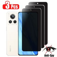 【A PRETTY】3ชิ้น PrivacyFor Realme2 Master Neo 3 22T5G ป้องกันหน้าจอสำหรับ Realme2โทต่อต้าน Spy แก้ว