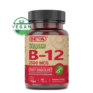 Deva Vegan Vitamin B12 - Bổ Sung 2500mcg Vitamin B12 Thuần Chay  Viên Ngậm