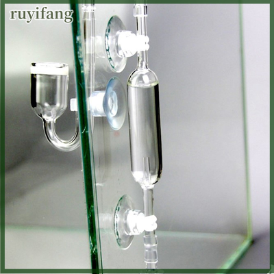 ruyifang Aquarium CO2 Bubble Counter Water Plants ถังปลา CO2 Regulator CO2 diffuser