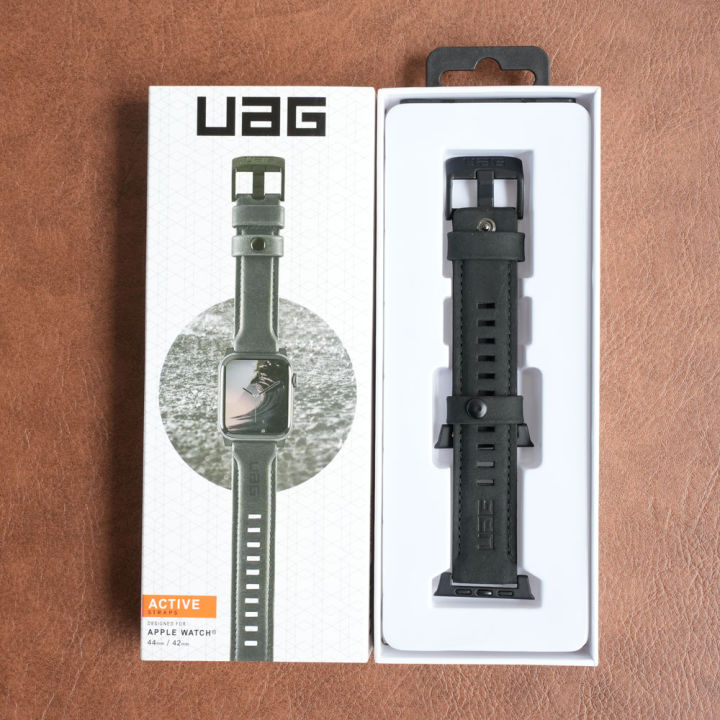 urban-armor-สำหรับนาฬิกา-apple-หนังพรีเมี่ยม-สายคล้องแบบคลาสสิคอะไหล่พิเศษ49mm-พร้อม-apple-watch-series-7-6-5-4-45mm-44mm-41mm-40mm