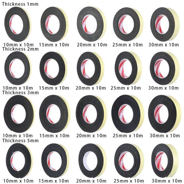 sound-insulation-window-door-hardware-weather-stripping-seal-strip-foam-sponge-rubber-strip-tape-single-sided-adhesive
